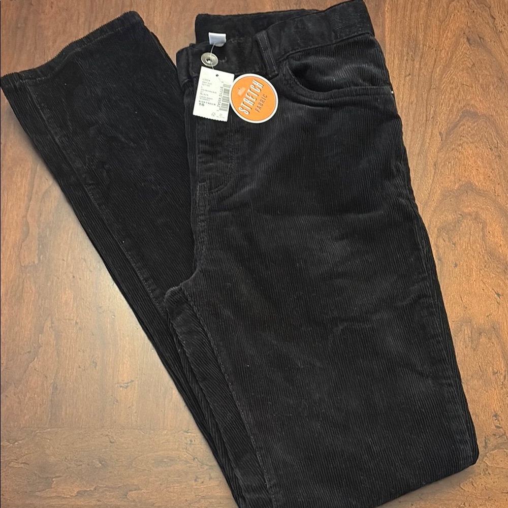 Boys Black Corduroy Pants